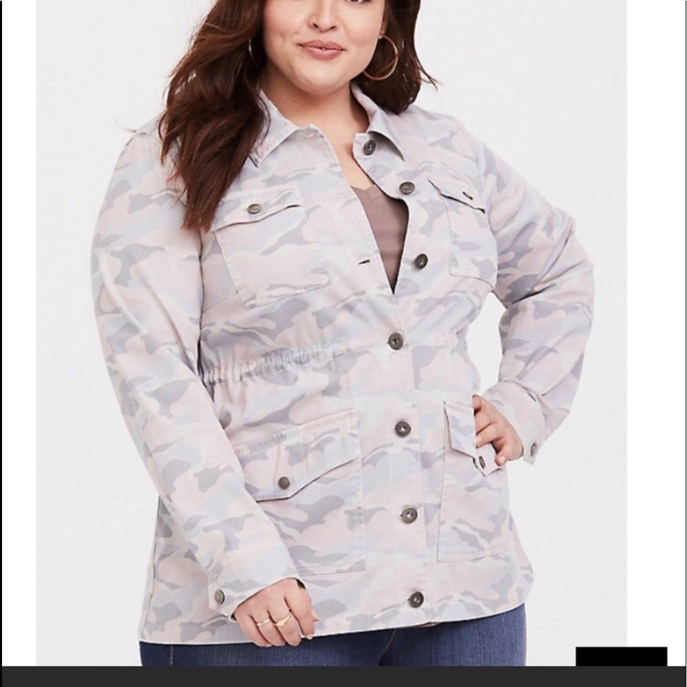 Camo Twill Anorak jacket